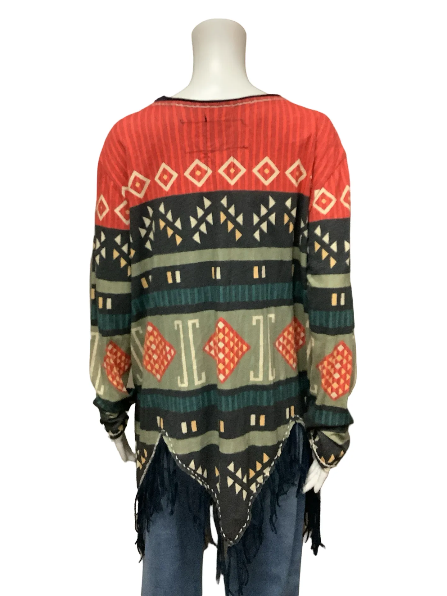 Double D Ranch Long Sleeve Aztec Print Size: XL