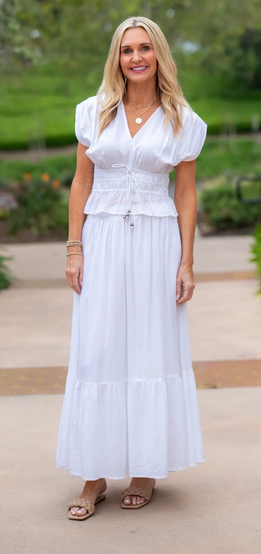 ELAN VICKY TOP - WHITE