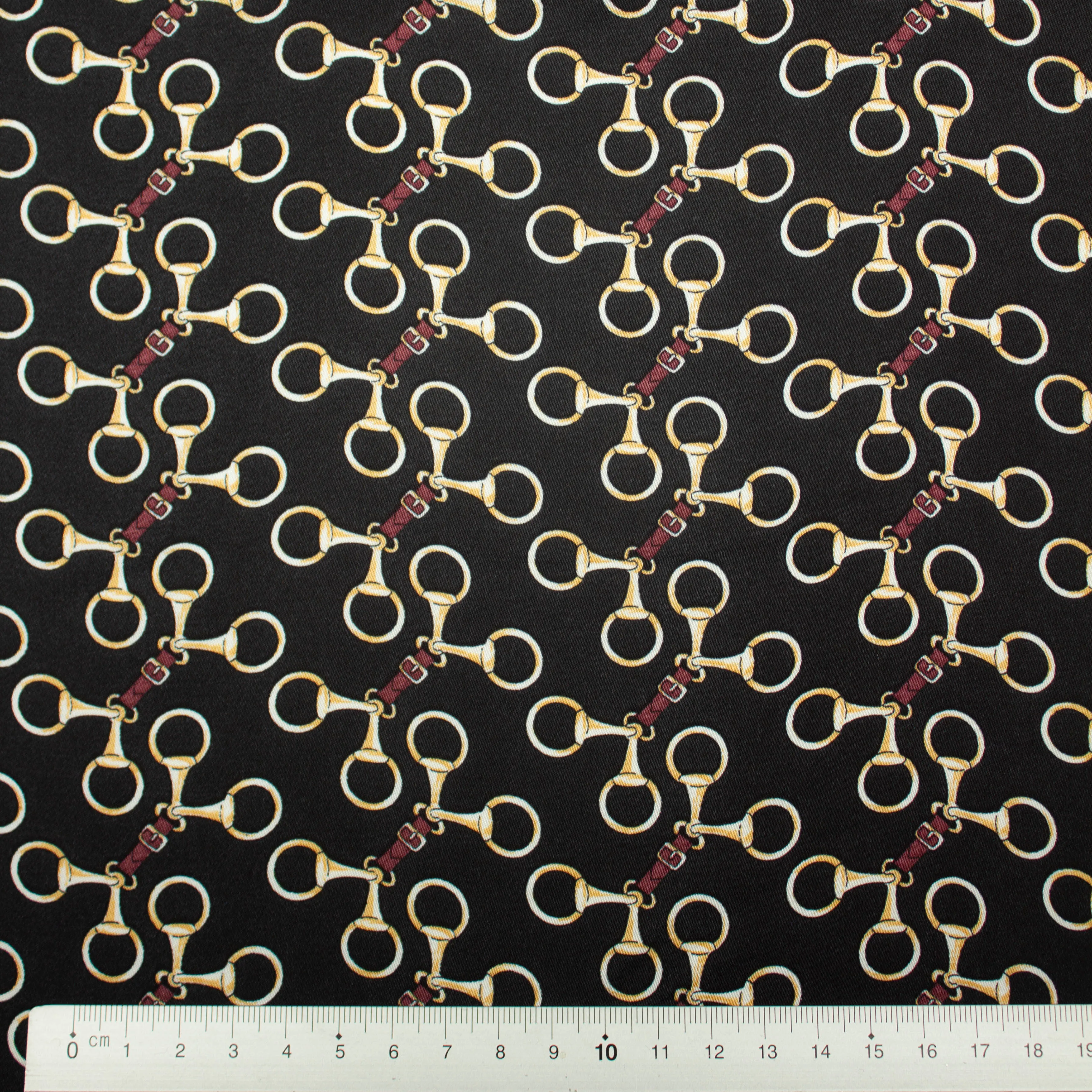 Ellio Black Printed Viscose