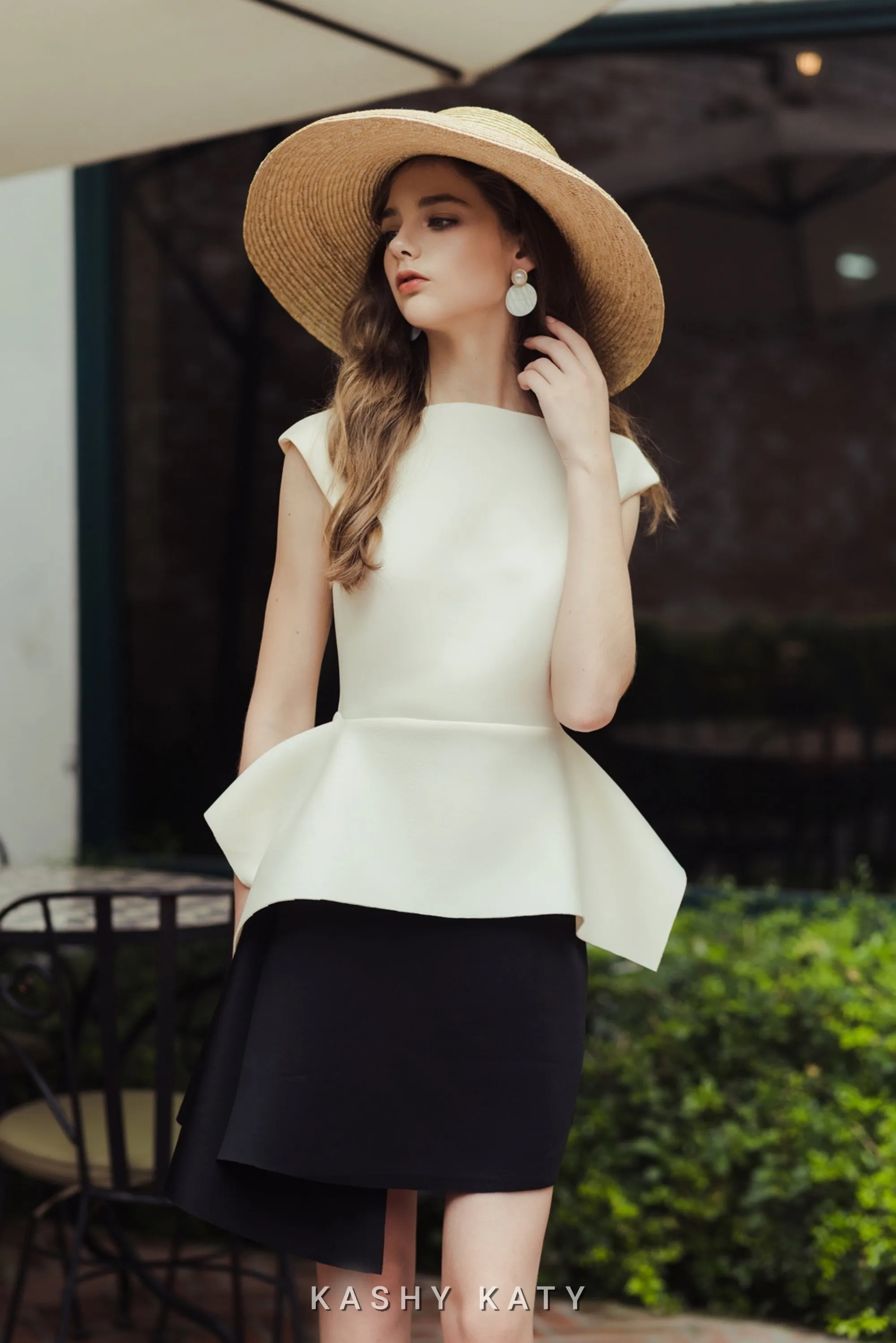 Elsa Elegant Peplum Top