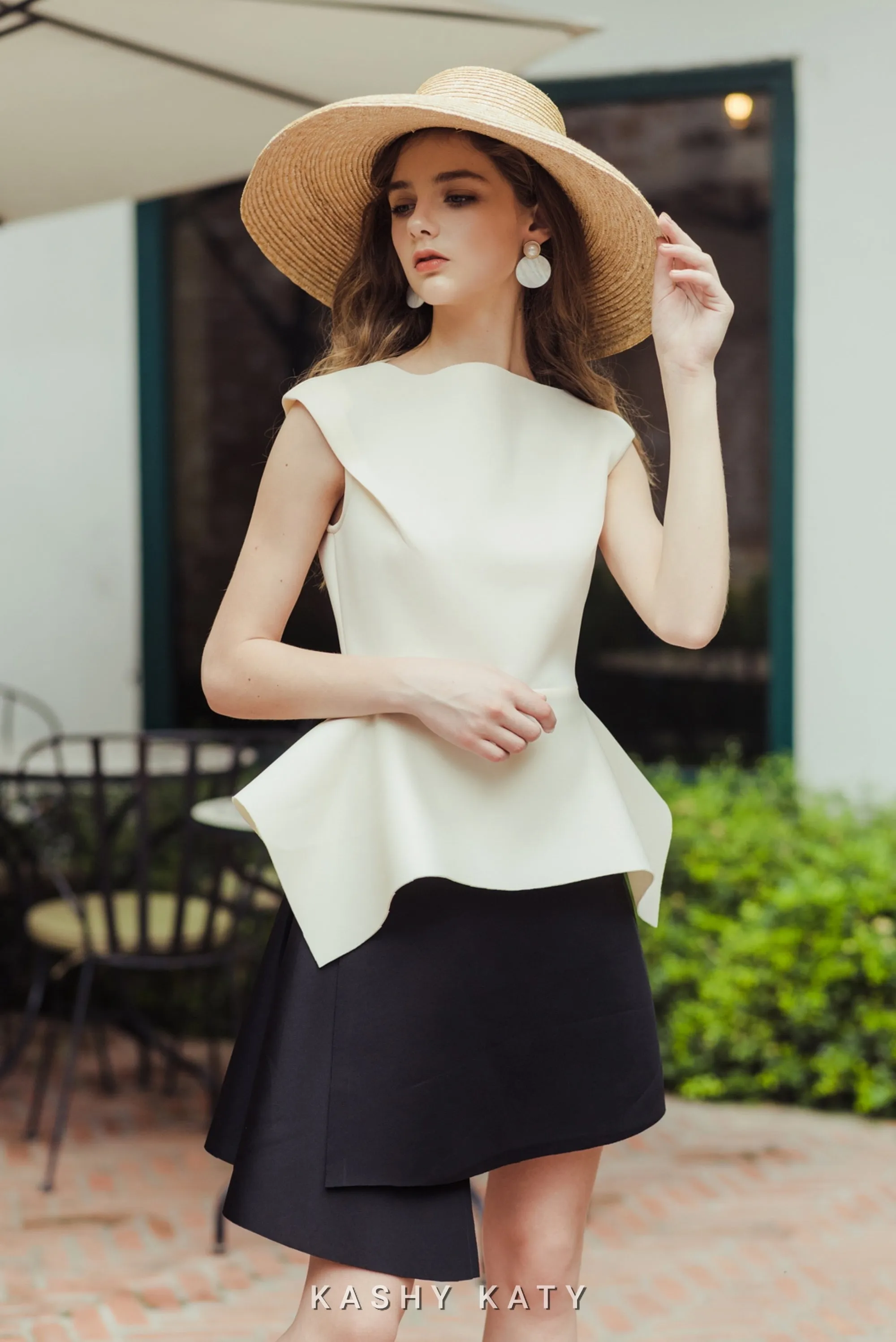 Elsa Elegant Peplum Top