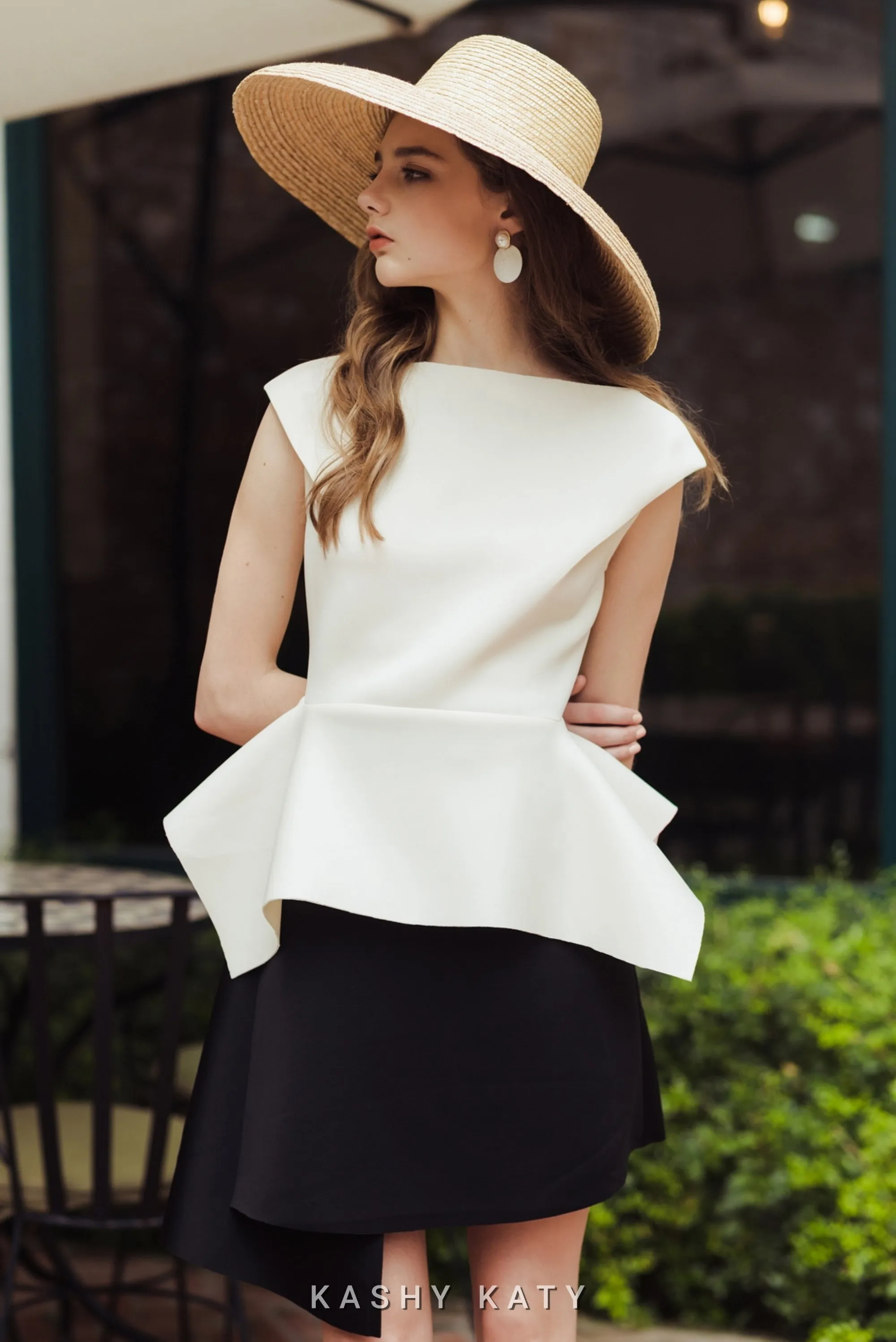 Elsa Elegant Peplum Top