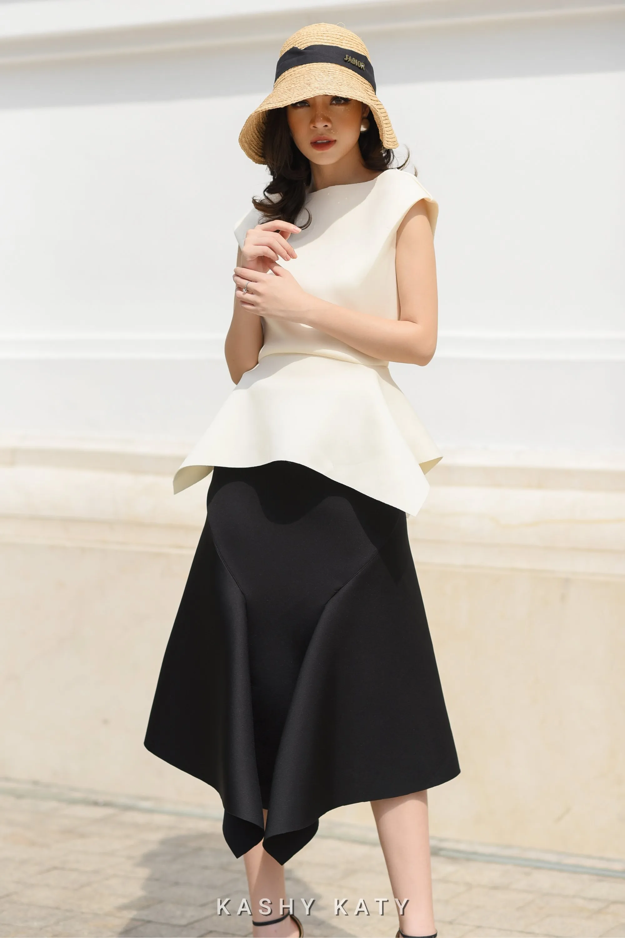 Elsa Elegant Peplum Top