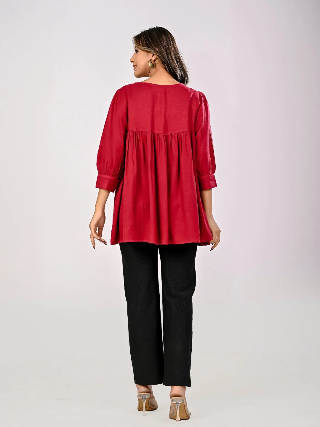 Embroidered Top