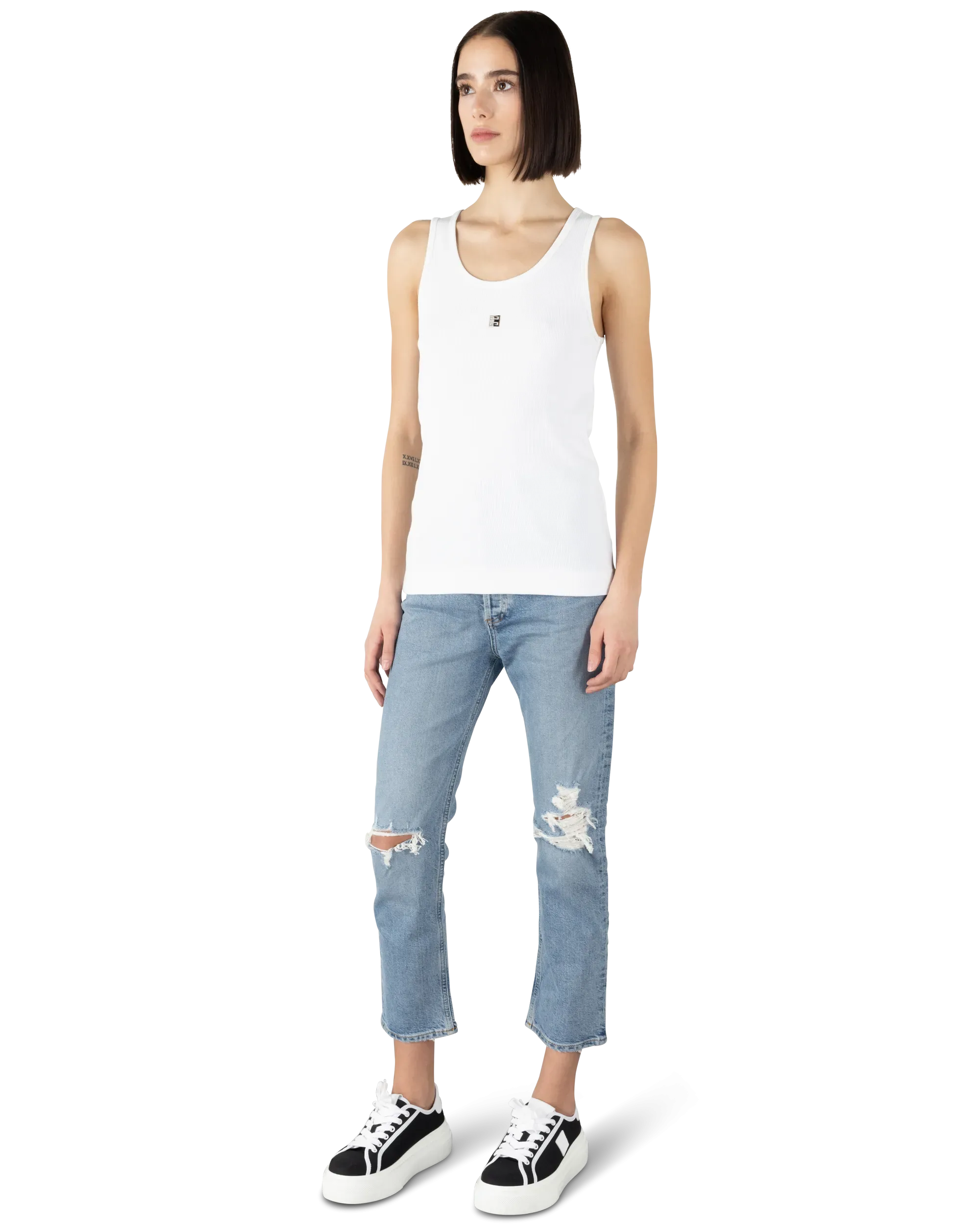 Extra Slim Fit Ribbed Tank Top