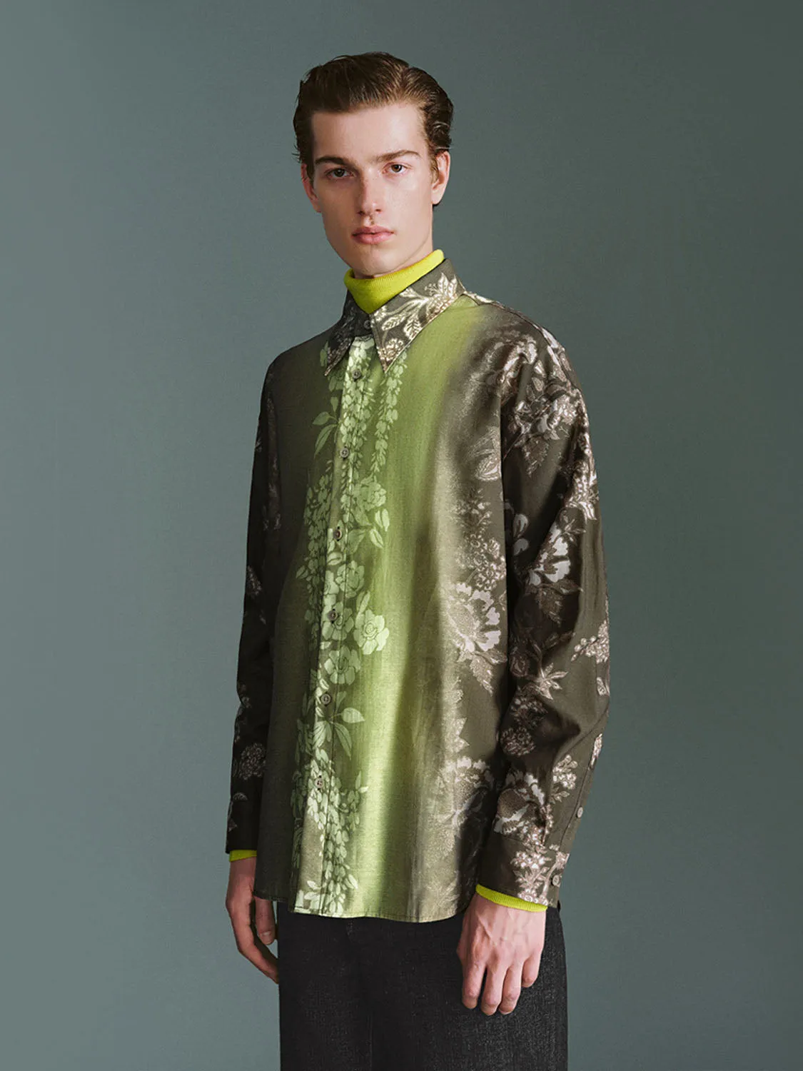Floral Printed Loose Shirts