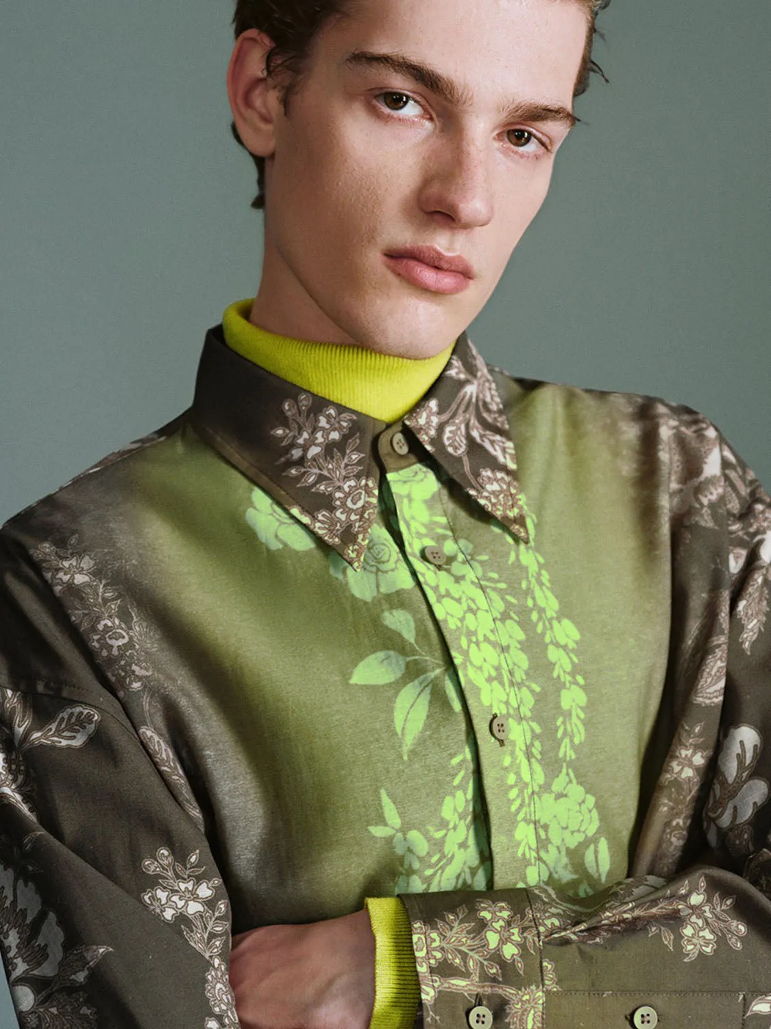 Floral Printed Loose Shirts