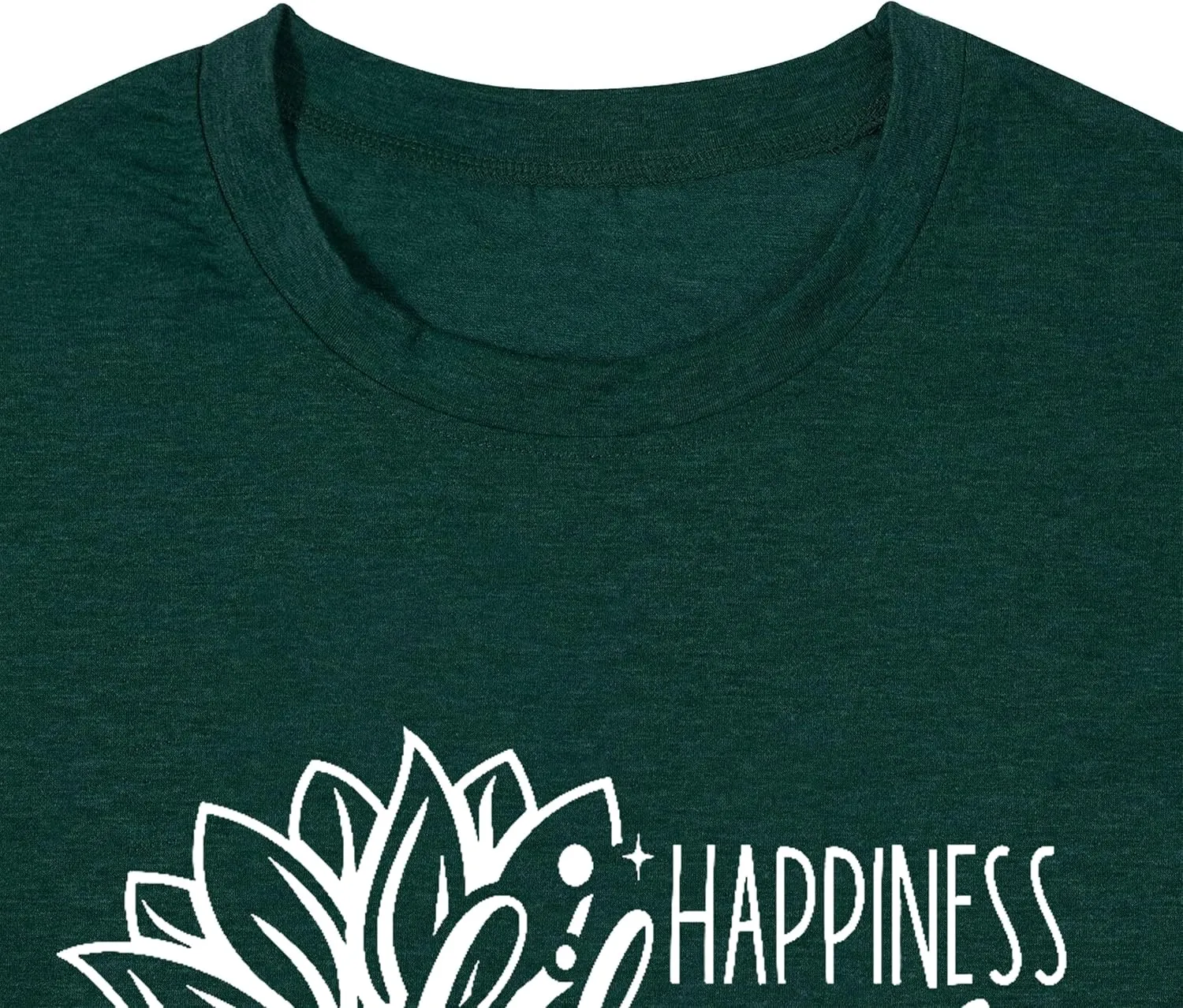 Floral Shirts for Women Boho Wildflower Graphic Workout T Shirts Summer Short Sleeve Nature Tee Tops