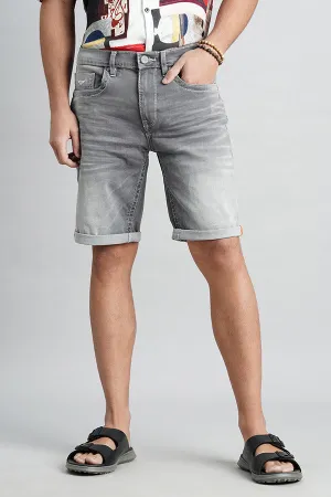 Grey Denim Short