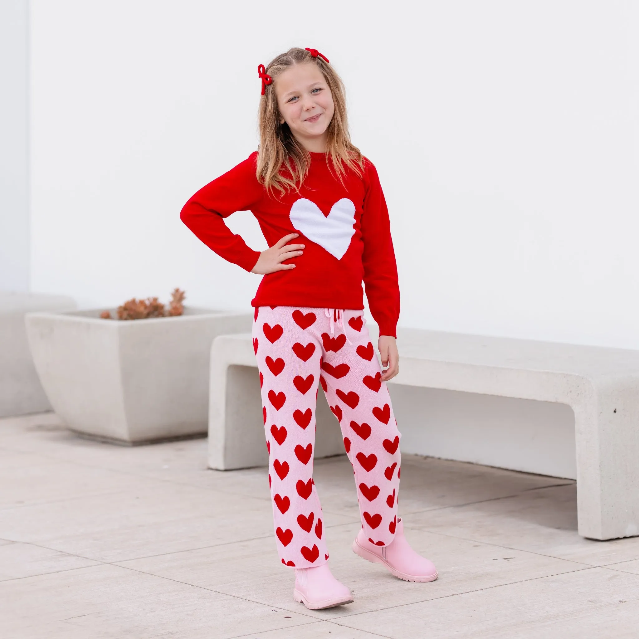 Heart Sweater Pants