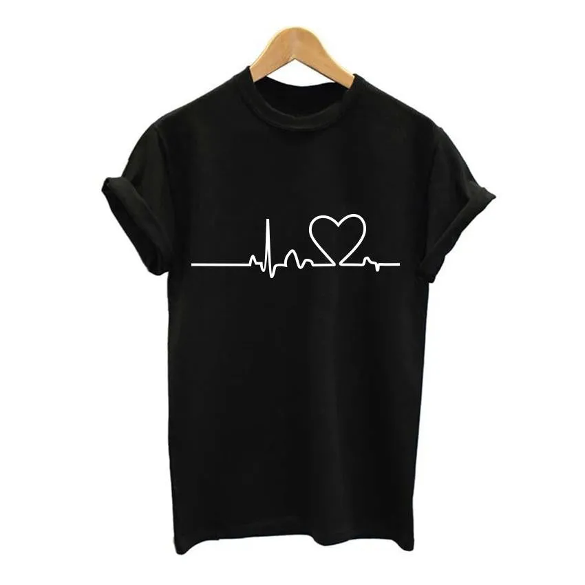 Heartbeat Printed T-shirts