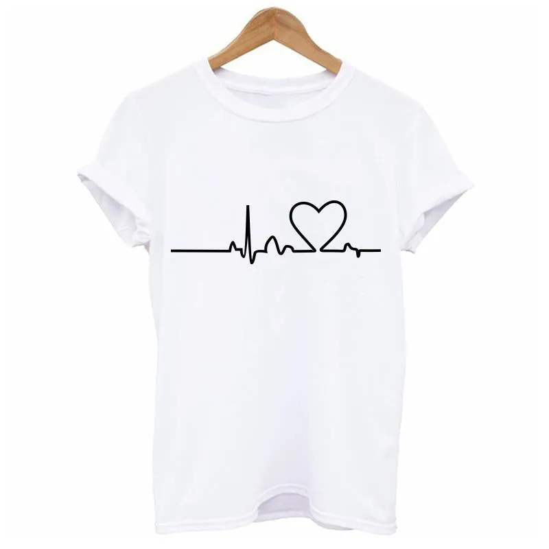Heartbeat Printed T-shirts