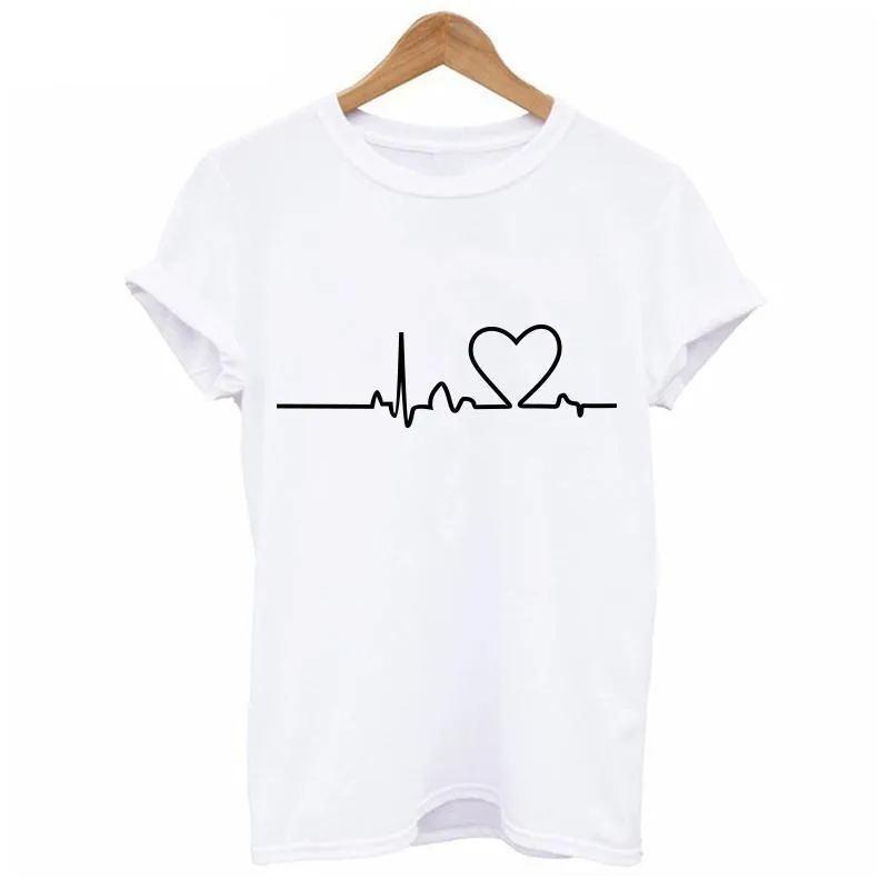 Heartbeat Printed T-shirts