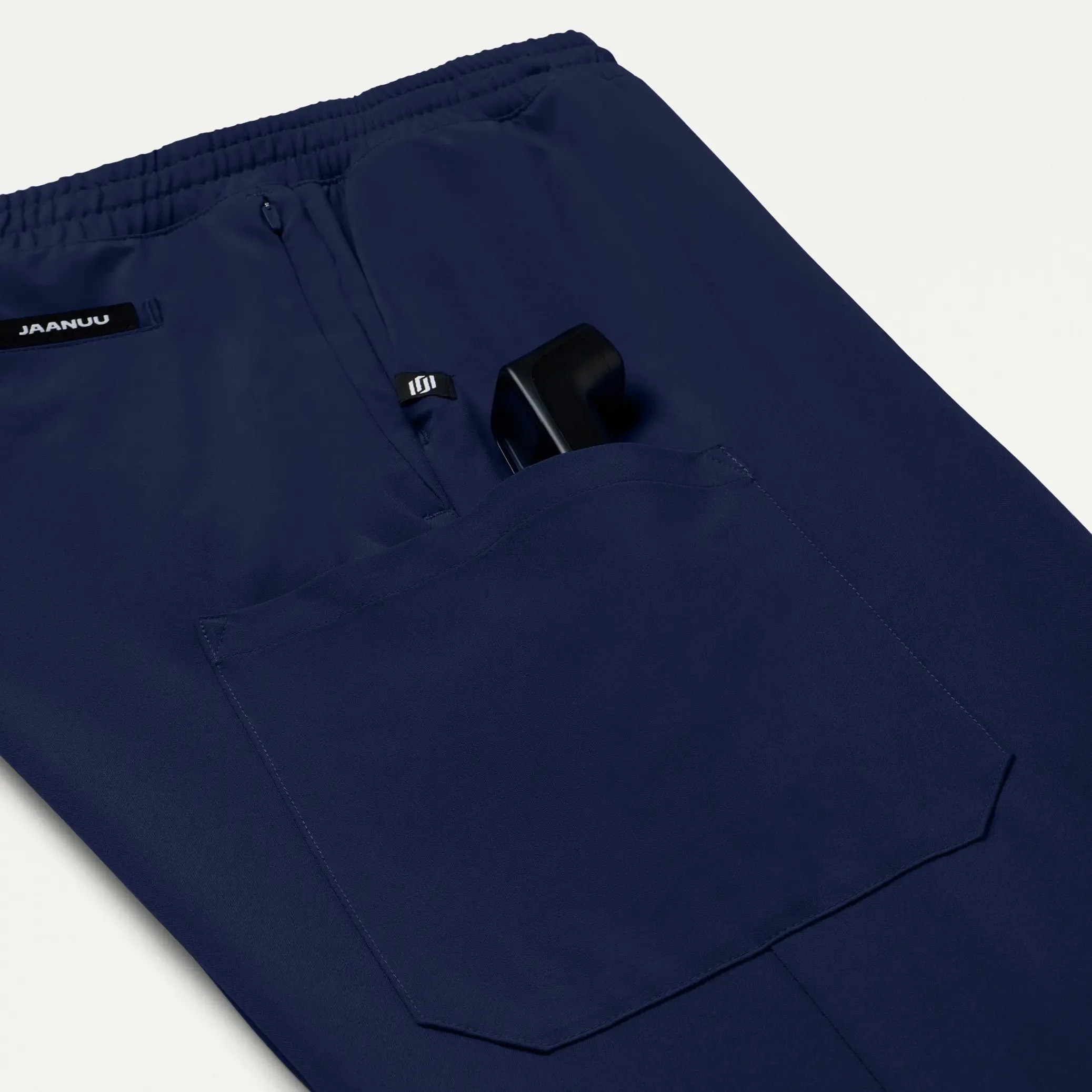 Jaanuu Men's Rhodes ULTRAlite™ Straight-Leg Scrub Pant - Midnight Navy