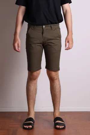 Jack Russel - Men Shorts - Klassik JS-217/OL Slim Fit Olive Green