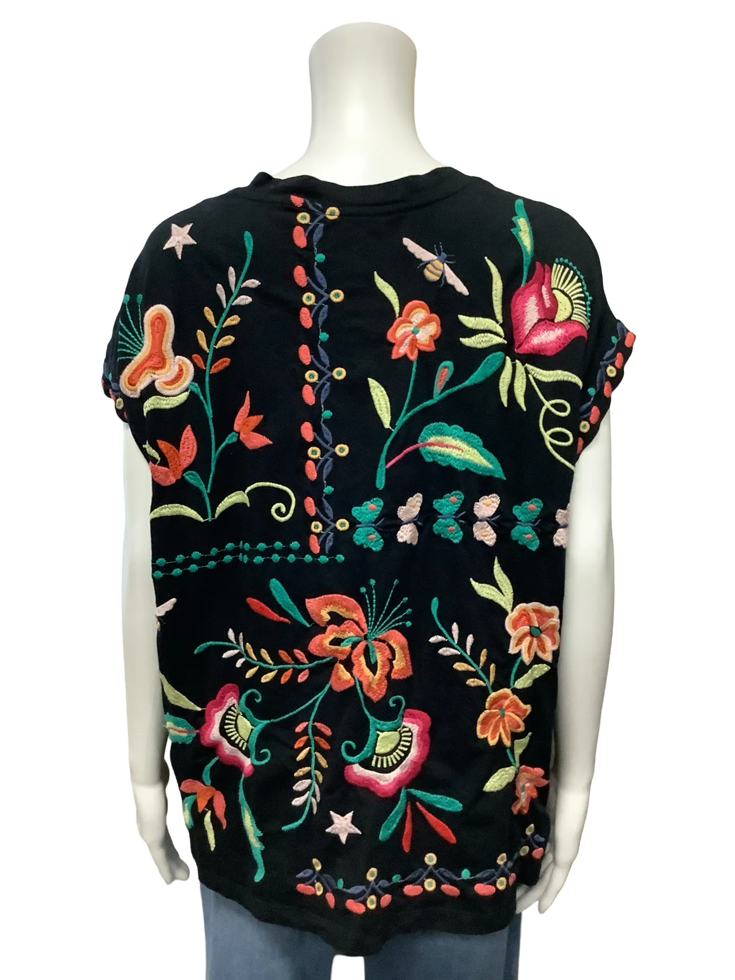 Johnny Was Los Angeles Top Floral Print Size: XL