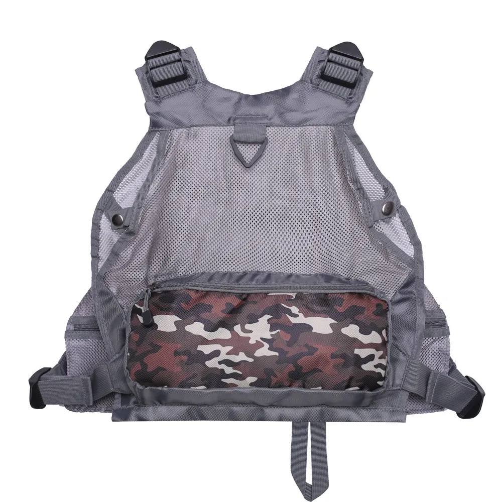 Kylebooker  Breathable Mesh Fishing Vest With Multi-Pockets For Men And Women FV01