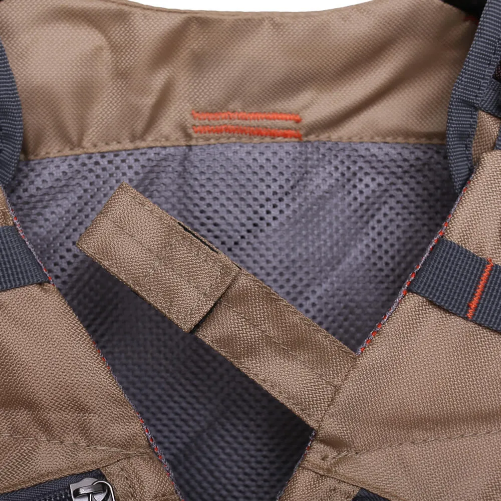 Kylebooker  Breathable Mesh Fishing Vest With Multi-Pockets For Men And Women FV01