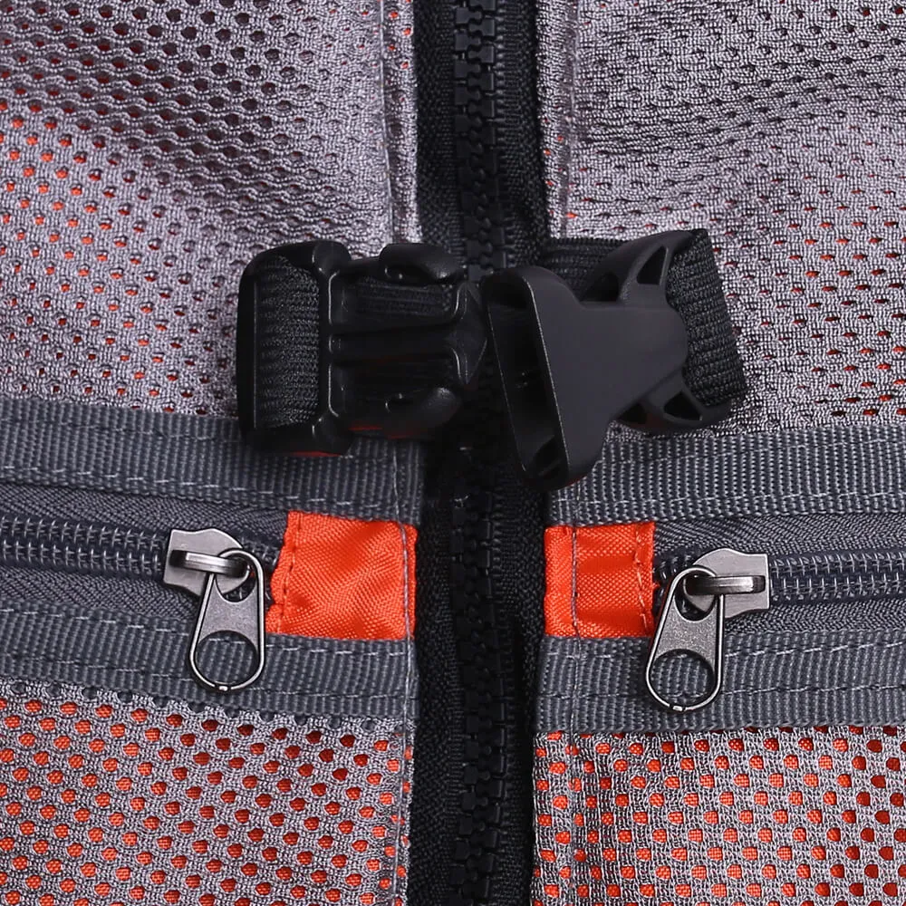 Kylebooker  Breathable Mesh Fishing Vest With Multi-Pockets For Men And Women FV01