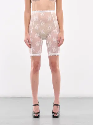 Lace Bike Shorts (AW2400TR03W-WHITE)