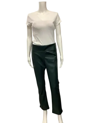 LaMade Burton Faux Leather Crop Pant w/Tags Green Size Large