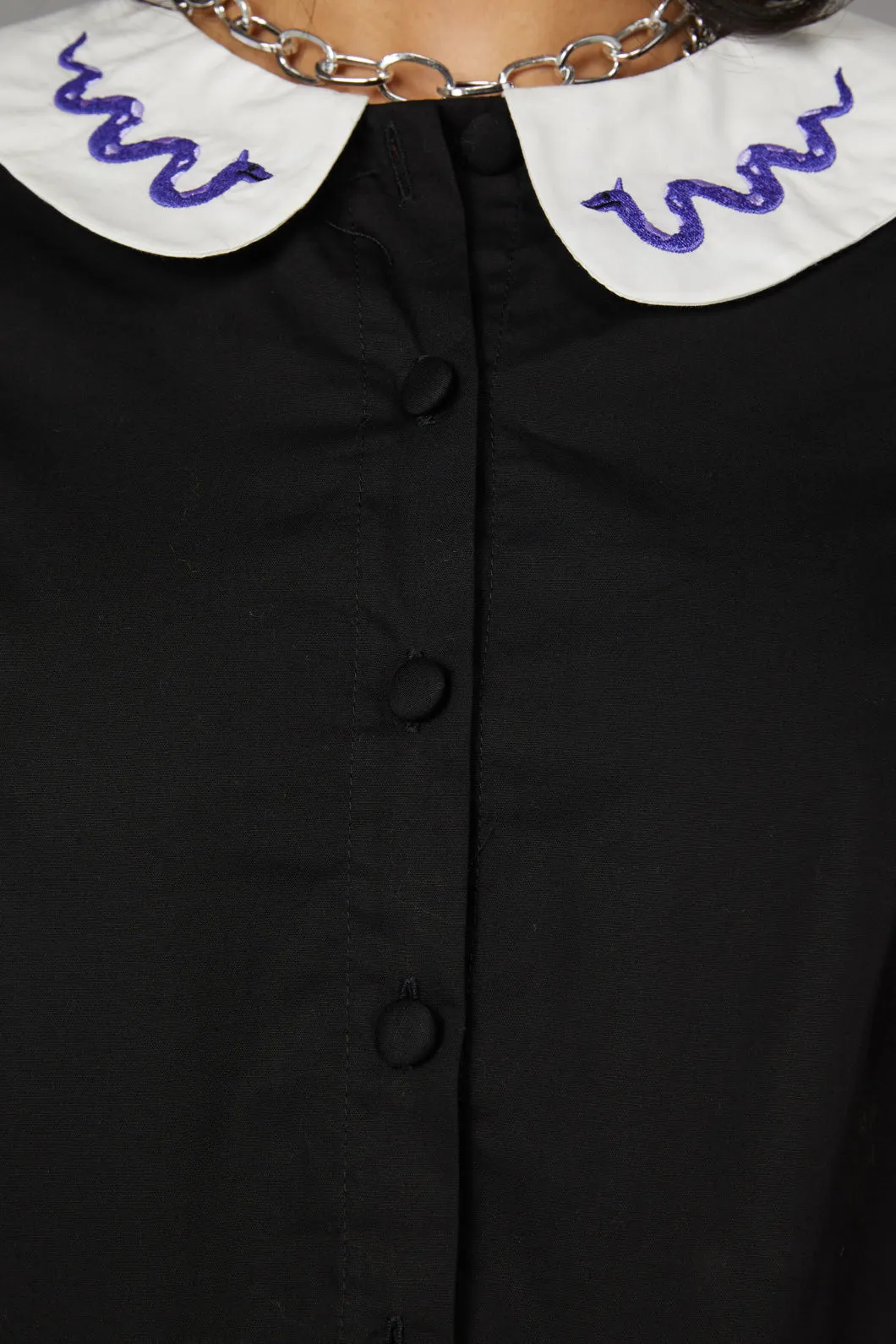 Loch Ness Embroidered Blouse