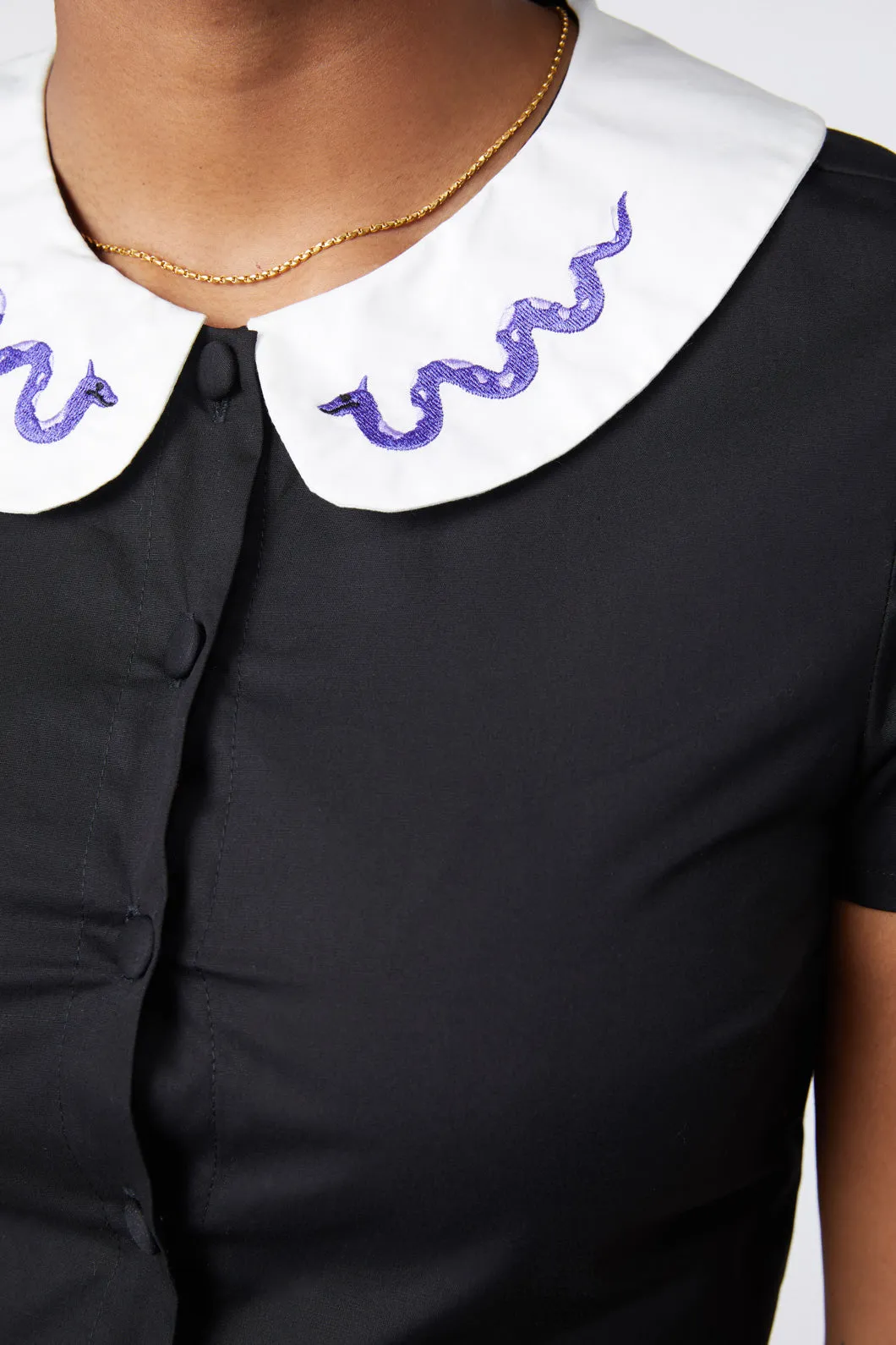 Loch Ness Embroidered Blouse