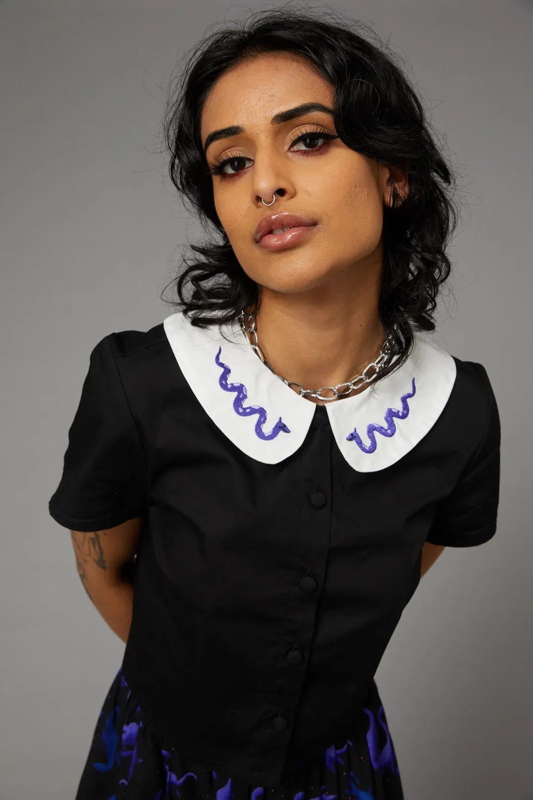 Loch Ness Embroidered Blouse