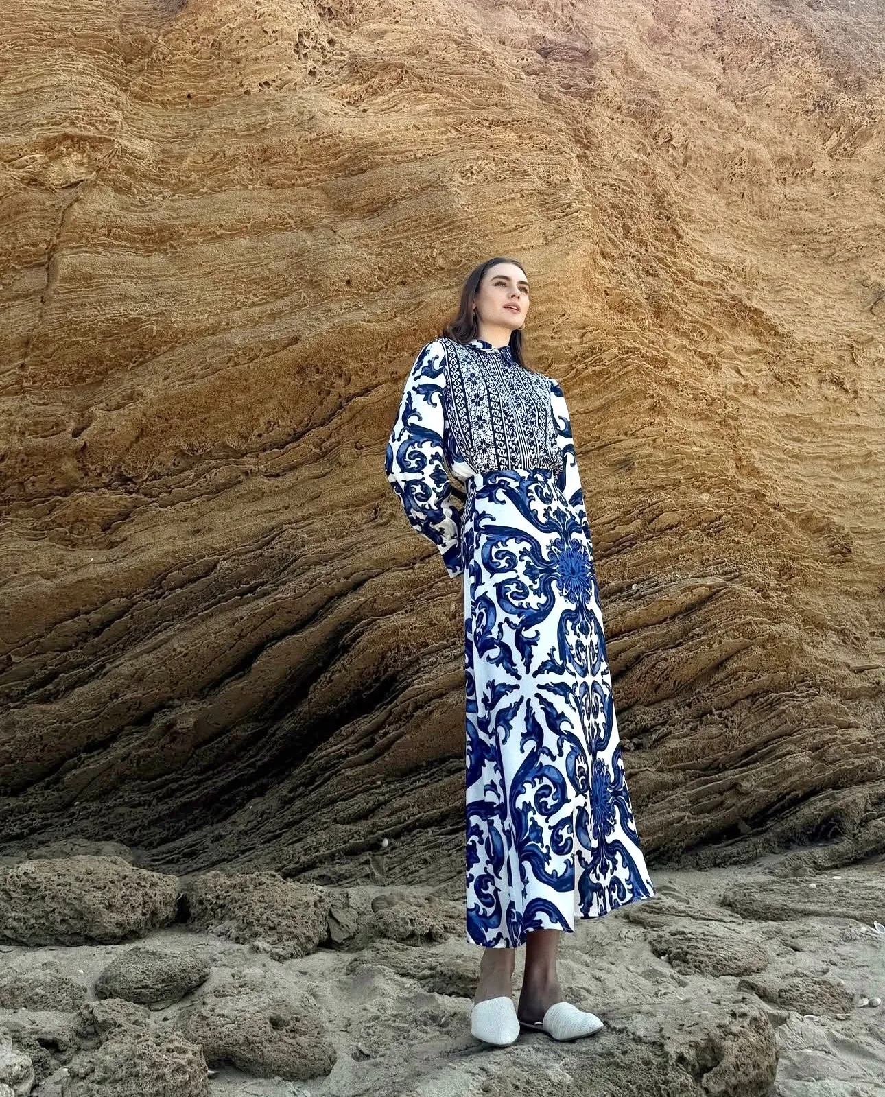 Maiolica Print Skirt