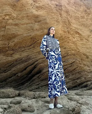 Maiolica Print Skirt