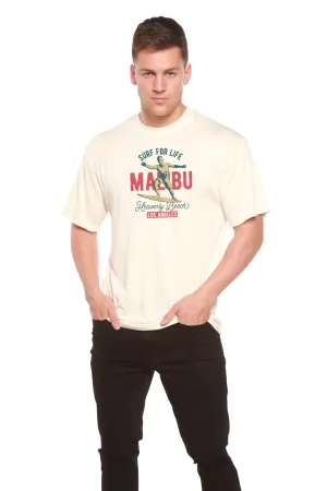MALIBU Men's Bamboo Viscose/Organic Cotton Short Sleeve Graphic T-Shirt