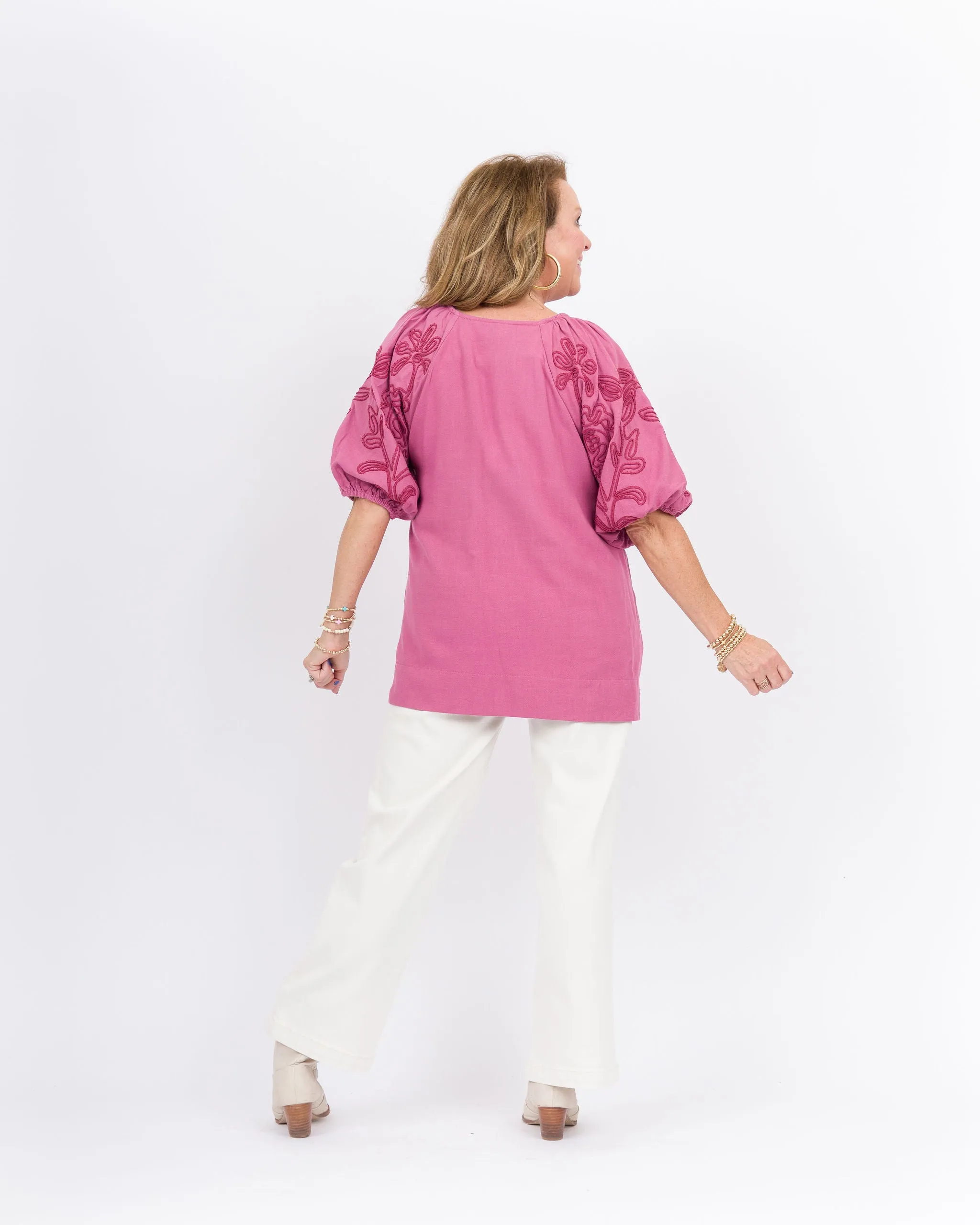 Matilda Jane Top- Rose