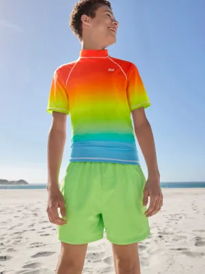 Multi Short Sleeve Rash Vest (1.5-16yrs)