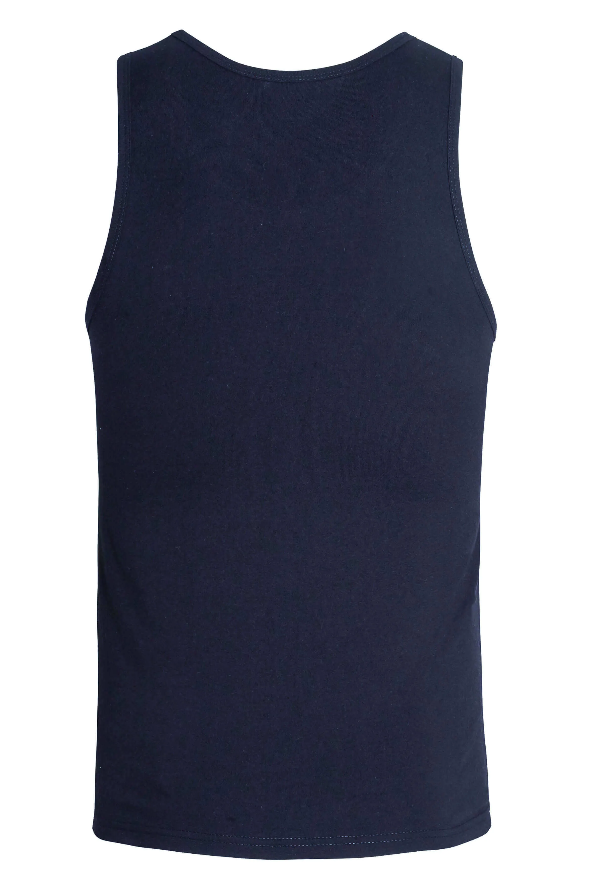 Pack of 6 Men's Cotton Blend Gym Muscle Vests Fitted Lightweight Comfortable Breathable Summer Wear Sizes S to XXL Available in Black Grey Navy White by Sock Stack