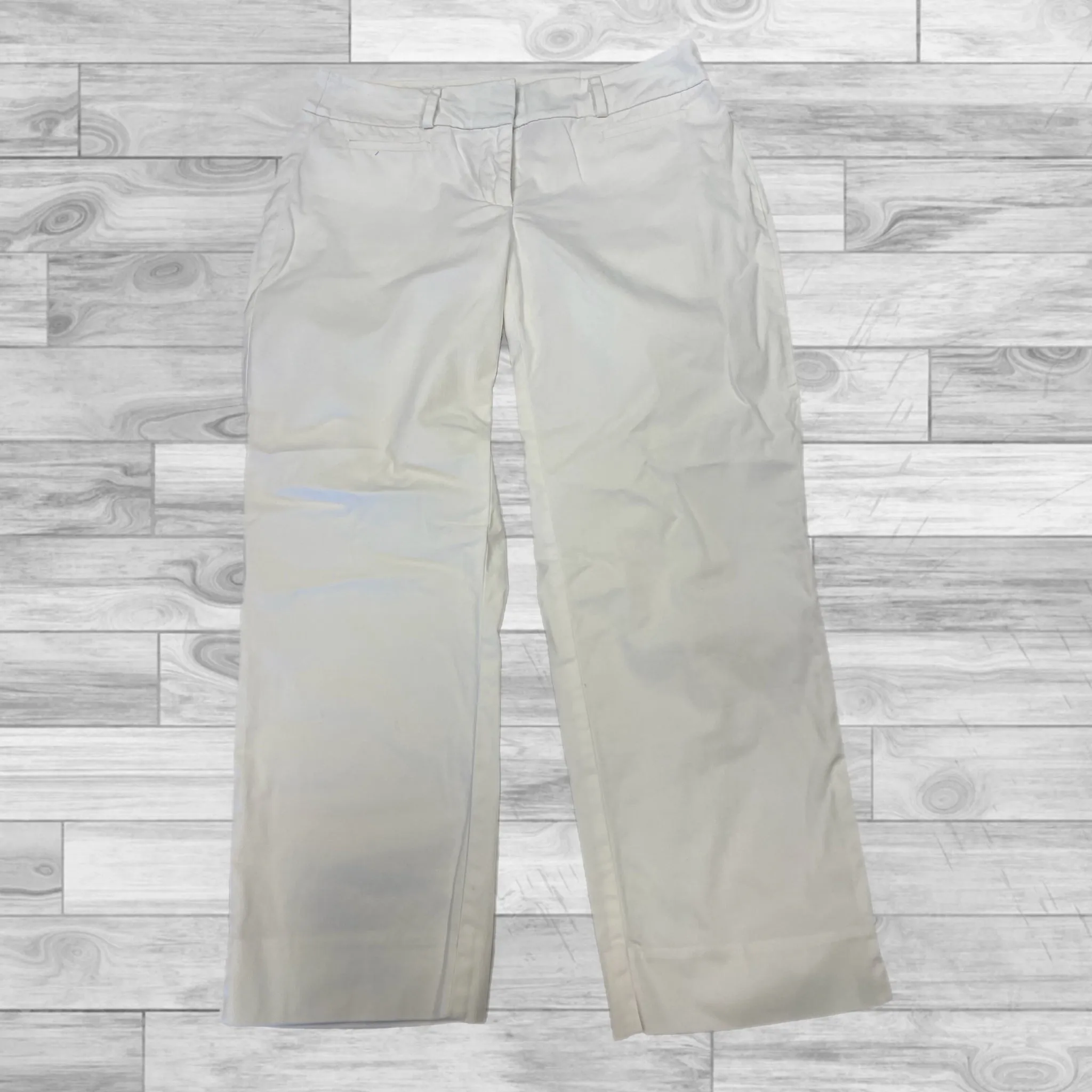 Pants Cropped By Loft In White, Size: 2
