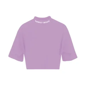Pharmacy Industry Purple Cotton Tops & T-Shirt