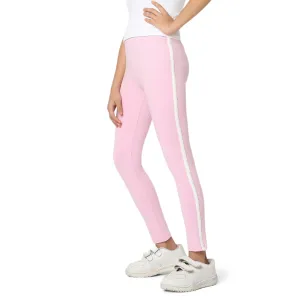 Pink & White Leggings