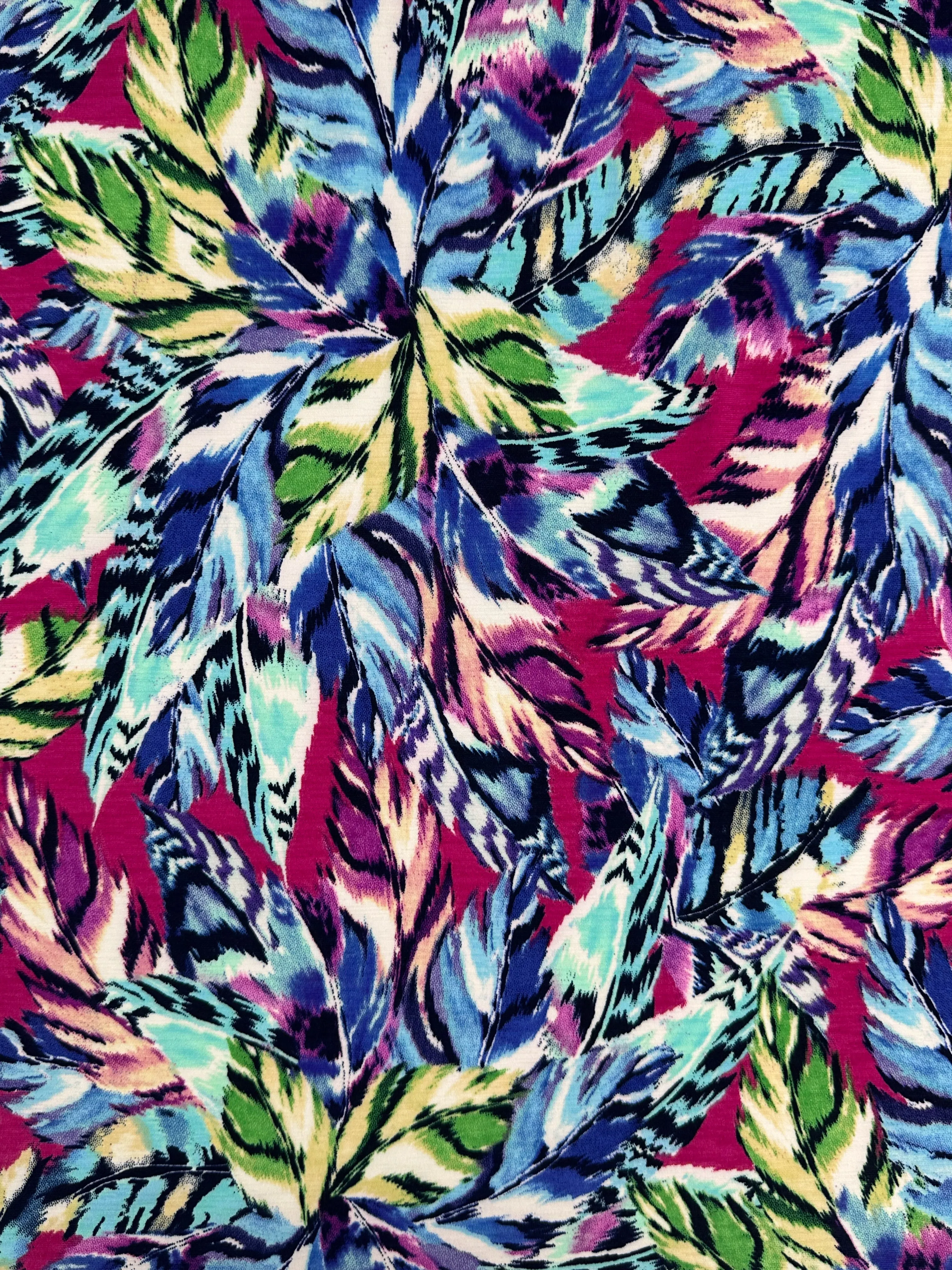 Printed Lycra - Wavy - 150cm