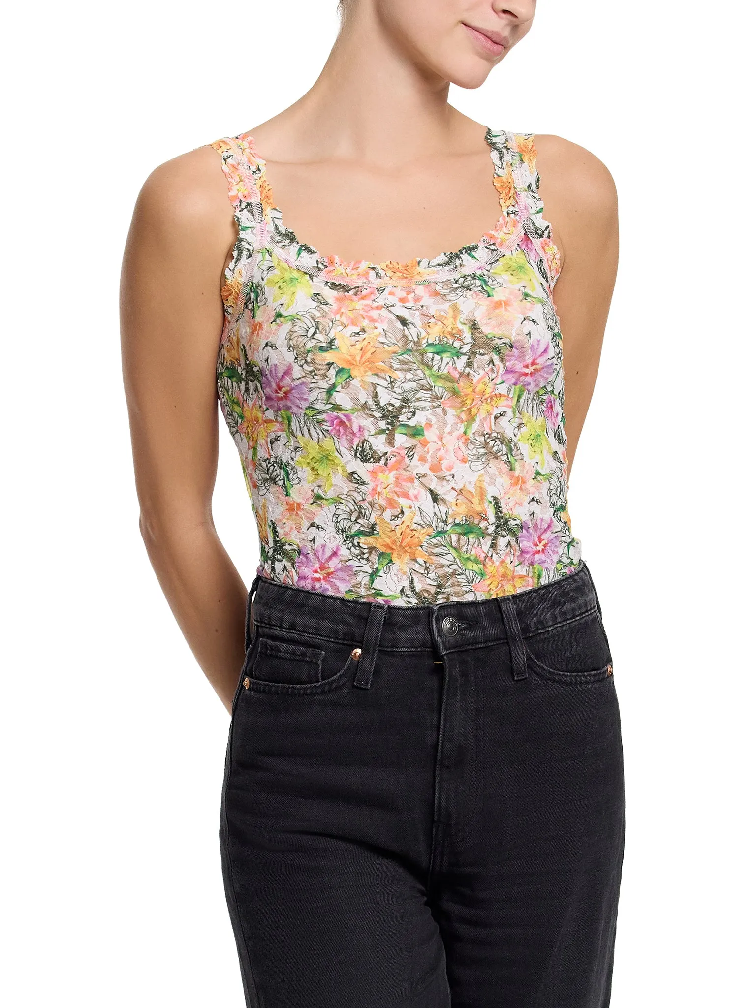 Printed Signature Lace Classic Cami Botany Sale