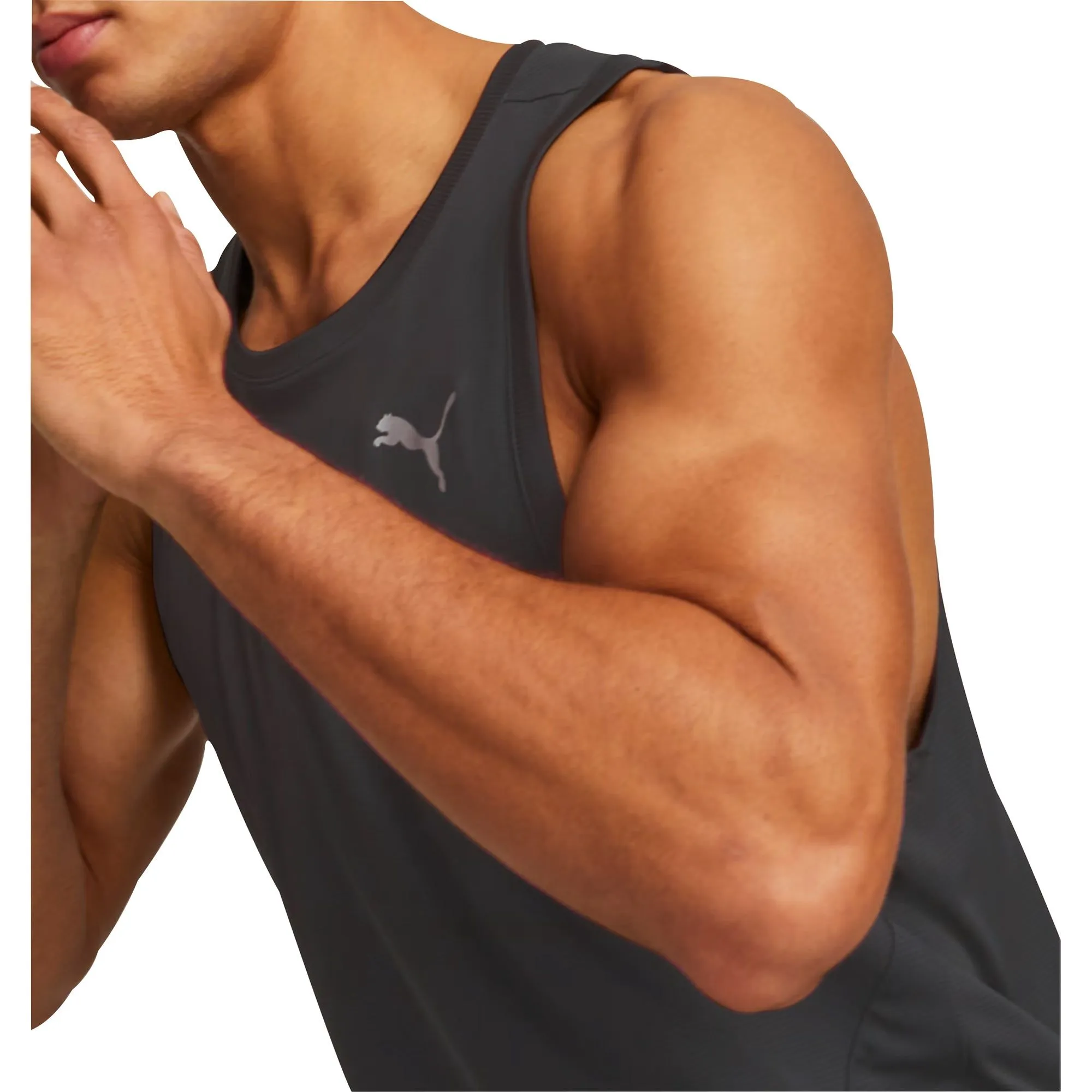 Puma Favourite Mens Running Vest - Black