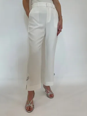 Rhinestone Pin Cropped Kerry Pants