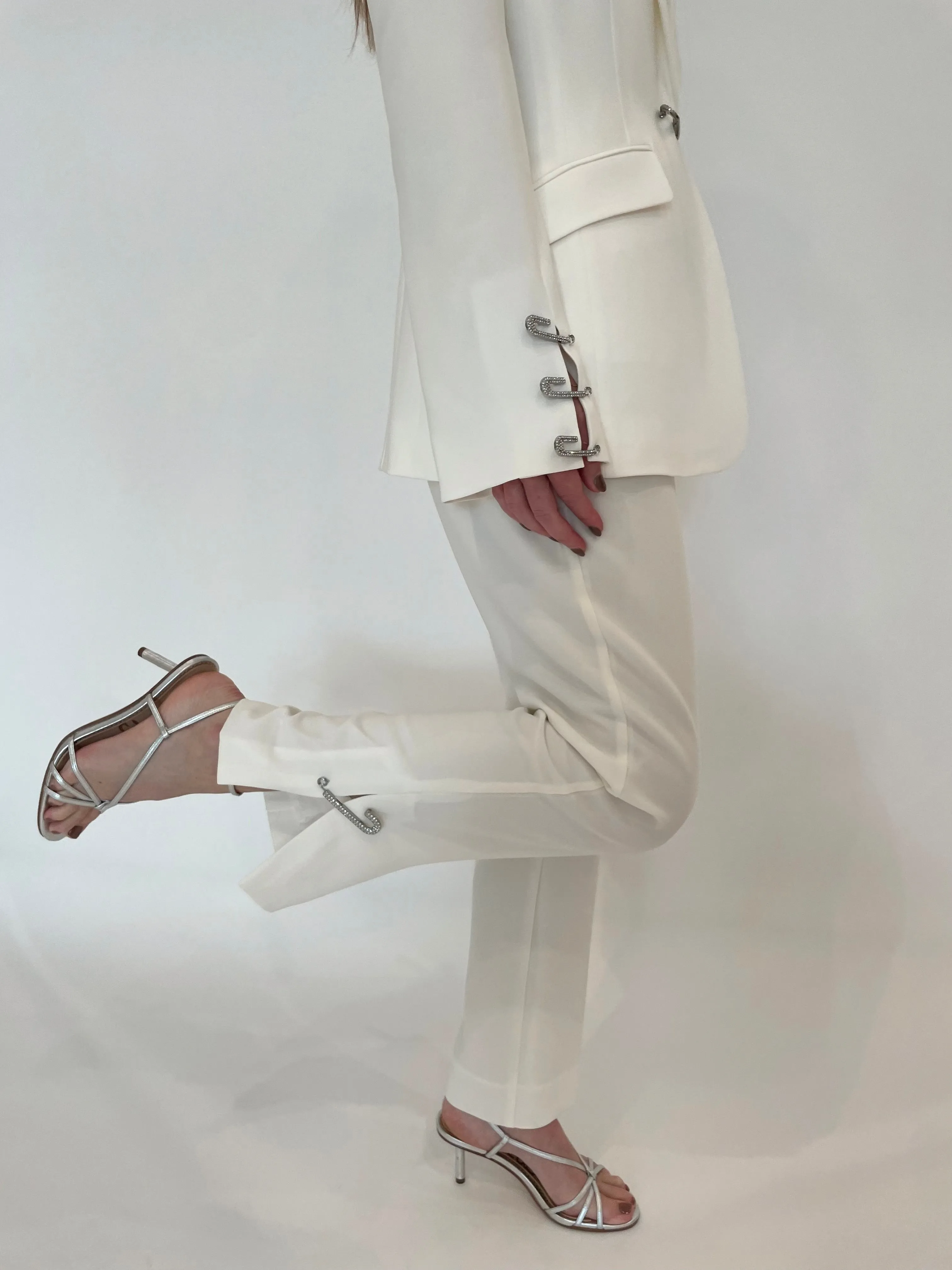 Rhinestone Pin Cropped Kerry Pants