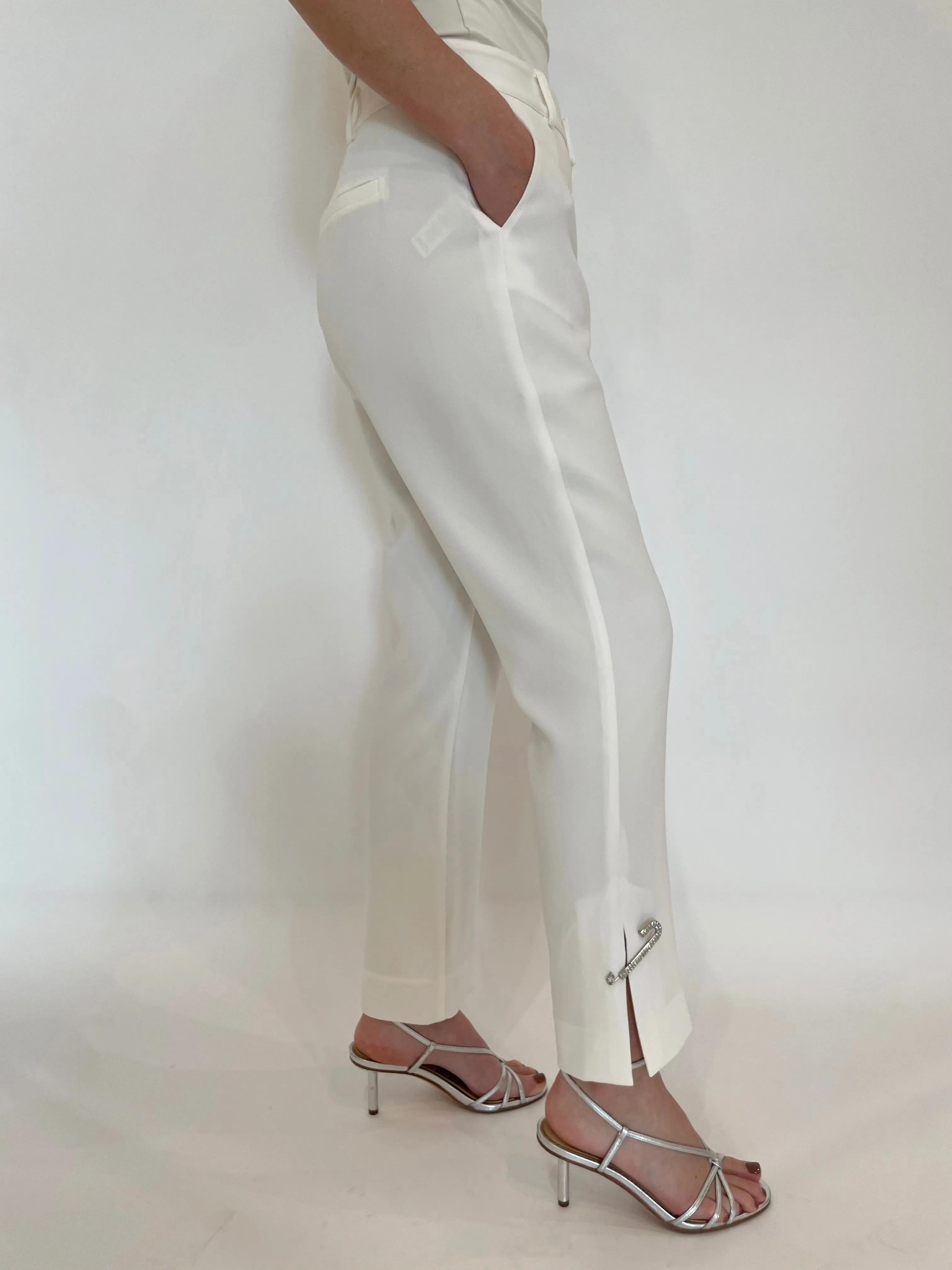 Rhinestone Pin Cropped Kerry Pants