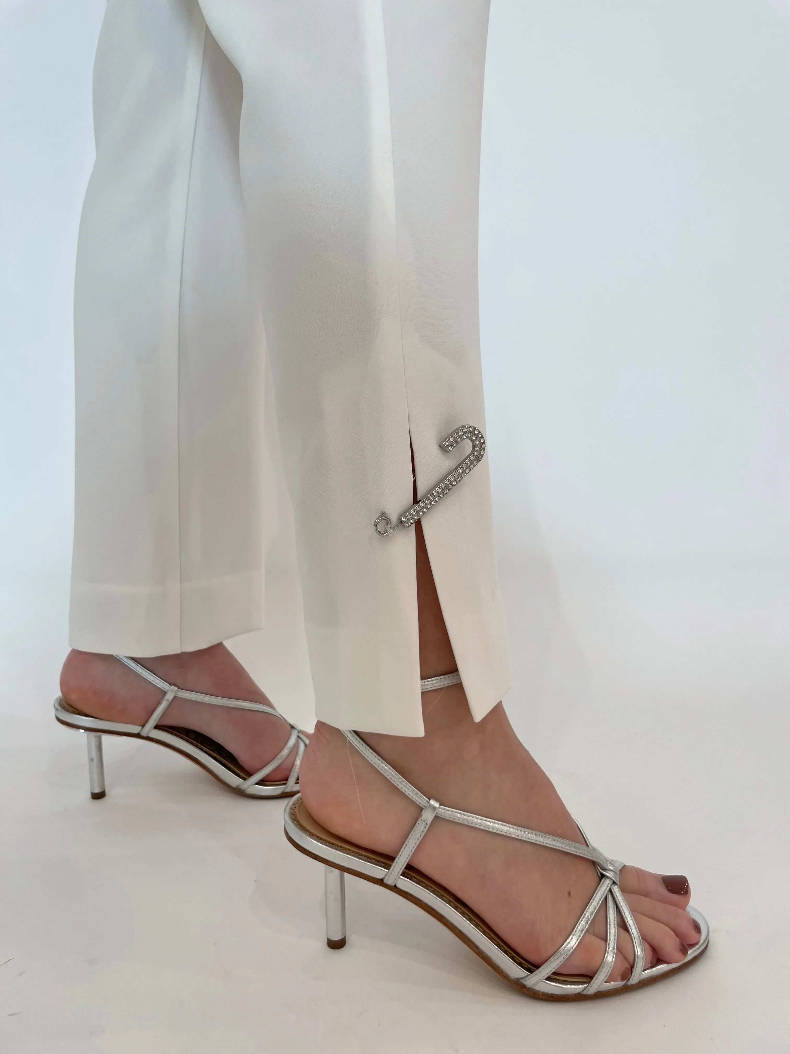 Rhinestone Pin Cropped Kerry Pants