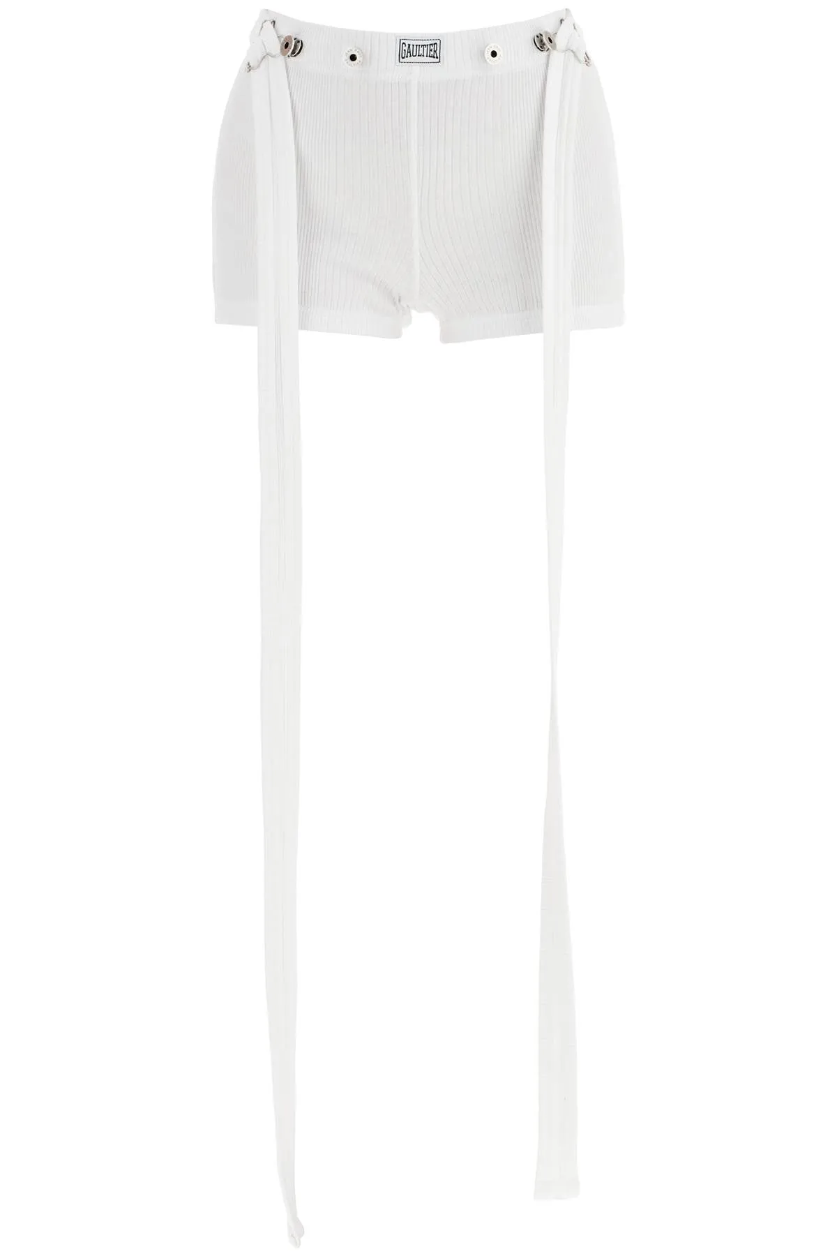 Ribbed Logo Shorts