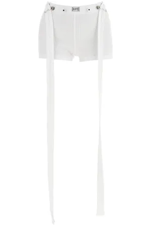 Ribbed Logo Shorts