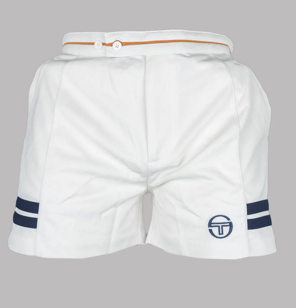 Sergio Tacchini Supermac Tennis Shorts Gardenia/Meerkat