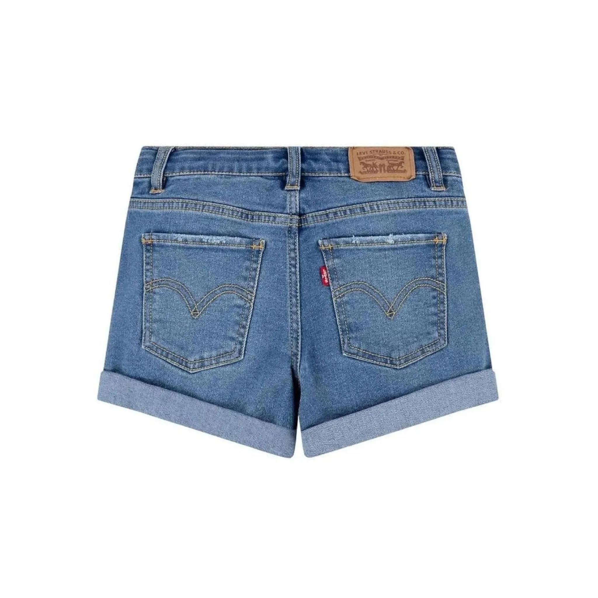 Shorts Bambina slim in denim