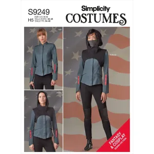 Simplicity Sewing Pattern S9249 Misses' Jacket, Pants, Cropped Hooded Tabard, Mask