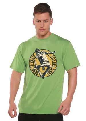 Skate For Life Men's Bamboo Viscose/Organic Cotton Short Sleeve Graphic T-Shirt